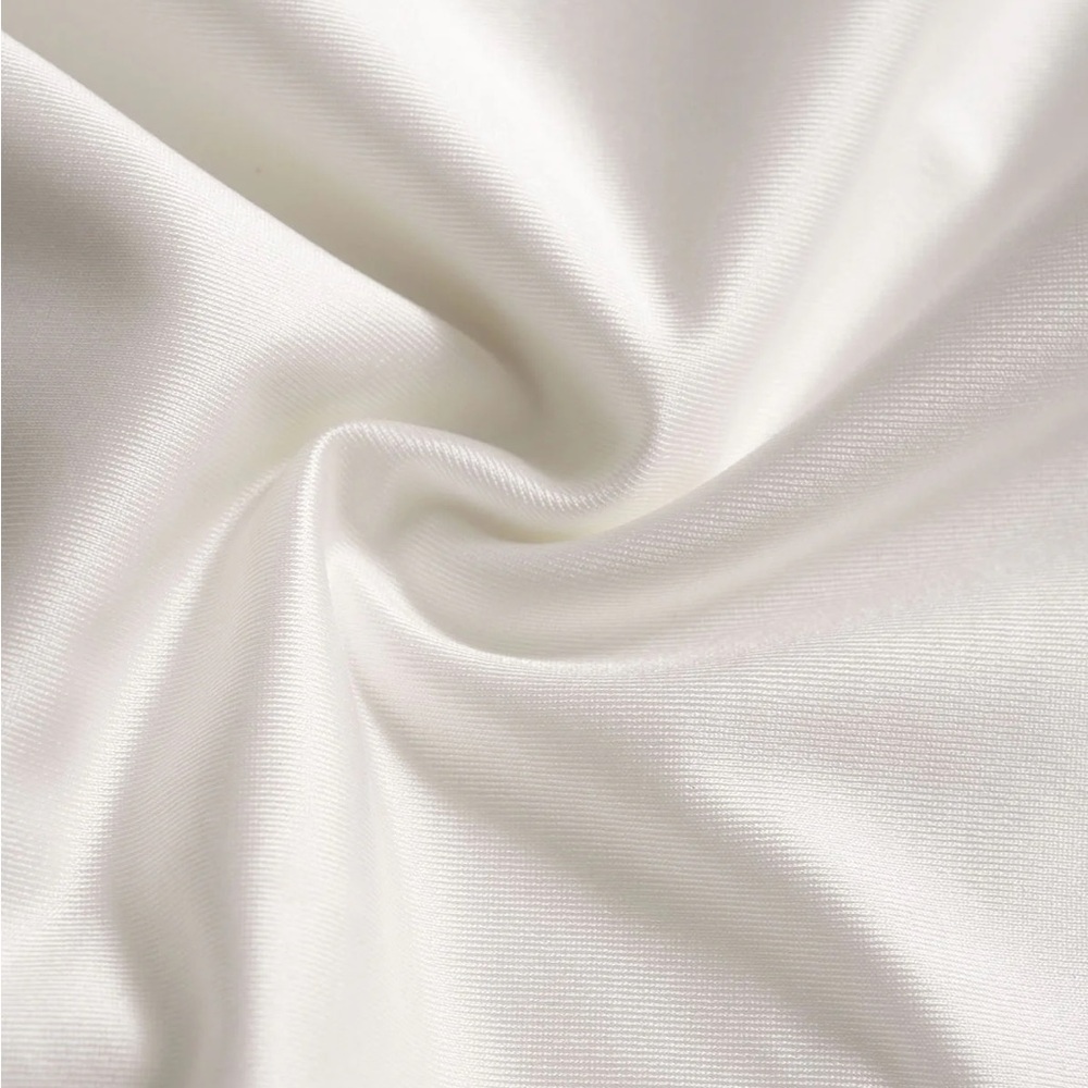 Berlook White No Padding Petal-Back One-Piece Swimsuit - Picture 7 of 8